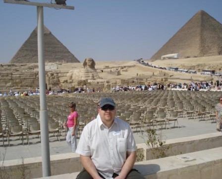 Ian at the Pyramids